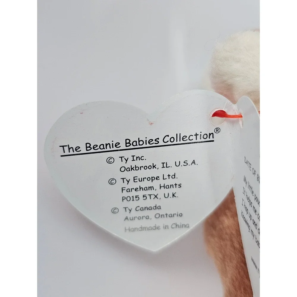 Ty Beanie Baby Pouch the Kangaroo 1996 Vintage Plush with Joey and Tags